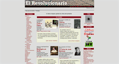 Desktop Screenshot of elrevolucionario.org